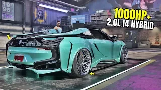 Need for Speed Heat Gameplay - 1000HP+ BMW I8 ROADSTER Customization | Max Build 400+