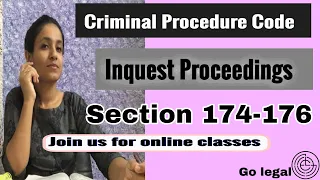 Inquest Proceeding || Section 174 - 176 of Cr.PC