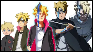 All Forms and Evolution Boruto Uzumaki