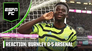 ‘It could have been MORE!’ Arsenal smash Burnley as Bukayo Saka stars | ESPN FC