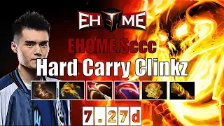 [COMEBACK] Clinkz | EHOME.Sccc | Hard Carry Clinkz | 7.27d Gameplay Highlights