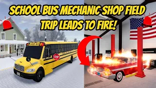 Greenville, Wisc Roblox l School Bus Mechanic Field Trip Update Roleplay