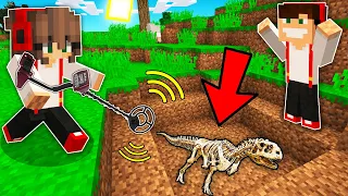 GPLAY ZNAJDUJE DINOZAURA ZA POMOCĄ WYKRYWACZA METALI W MIENCRAFT?!