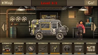 Earn to Die 2 - 3rd Car (Van) Fully Upgraded