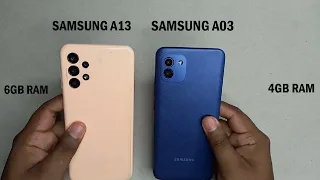 Samsung Galaxy A13 VS A03 SPEED TEST