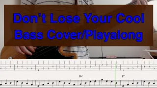 Don't Lose Your Cool (Albert Collins) - Bass Cover and Playalong with Notation and Tab