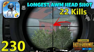 Longest AWM Shot Kill In PUBG Mobile Lite