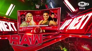 Dana Brooke Vs Tamina Campeonato 24/7 - WWE Raw 07/03/2022 (En Español)