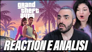 GTA 6 (VI) TRAILER 1 ITALIANO (sub):  REACTION E ANALISI DEL TRAILER UFFICIALE!