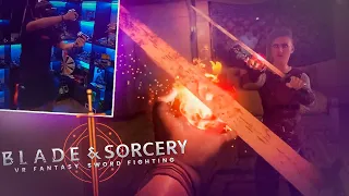 Пятёрка играет в VR Blade & Sorcery | Нарезка стрима ФУГА TV