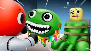 New Rainbow Friends Animation |GREEN Has A Dark Origin Story? Daily Life Story - Rainbow Magic VM