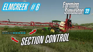 New Section Control functionality works like a charm! - Farming Simulator 22 - ELMCREEK Episode 6