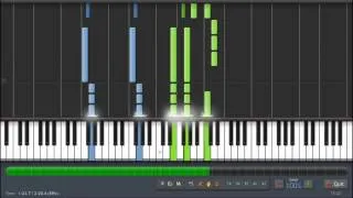 Louis Armstrong - What A Wonderful World - Piano Tutorial (100%) Synthesia