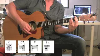 "Play The Game" Acoustic Guitar, original vocal track, chord diagrams