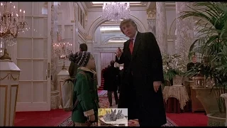 Home Alone 2 Lost In New York President Donald Trump Merry Christmas Macaulay Culkin Plaza Hotel HD