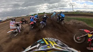 EPIC 125cc motocross BATTLE - 10th to 1st!