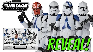 Hasbro Reveal The Vintage Collection Phase II Clone Trooper 4 pack