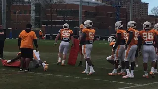 Highlights from sixth Tennessee football spring practice