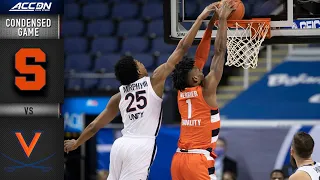 Syracuse vs. Virginia Condensed Game | 2020-21 ACC Men's Basketball