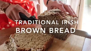 HOW TO MAKE TRADITIONAL IRISH BROWN BREAD! EASY, QUICK & HEALTHY | Sinead Davies