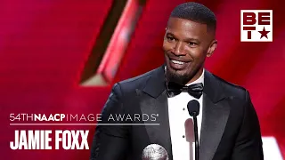Jamie Foxx Wins His 5th NAACP Image Award & Makes Michael B. Jordan Blush | NAACP Image Awards '23