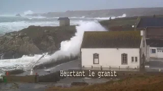 Storm on Ouessant island, Brittany