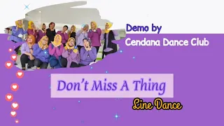 DON'T MISS A THING - Line Dance (Demo)