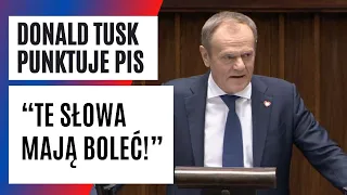 Tusk wszedł na mównicę i się ZACZĘŁO! OSTRO punktował PiS. MOCNE wystąpienie premiera | FAKT.PL