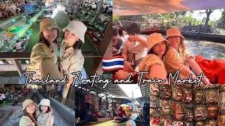 Bangkok Travel | Floating Market and Railway Market in 1 day | Klook | 2023