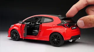 Unboxing of GR Toyota Yaris - Diecast Miniature Car 💖