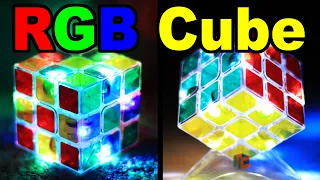 I made an RGB Rubik's Cube.