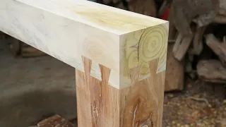 IMPOSSIBLE Strongest Structure Wood Joints, Amazing Traditional Woodworking Skills