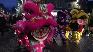 Chinese New Year Parade, Edinburgh UK 2022