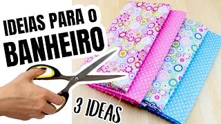 3 IDEIAS SIMPLES E ÚTEIS PARA DECORAR SEU BANHEIRO | SHOW DE ARTESANATO