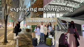FIRST DAY IN SOUTH KOREA 🇰🇷 Incheon Airport, Where to Stay in Myeongdong | Ep. 01
