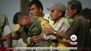 Soldado rompe en llanto durante rescate y se hace viral