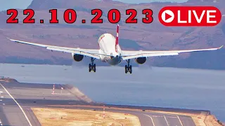 LIVE Airbus A330NEO SPECIAL At Madeira Island Airport 22.10.2023