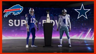 Madden NFL 24 - Buffalo Bills vs Dallas Cowboys (Super Bowl rematch)