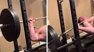 Teen Films His Comical Work-Out Fail