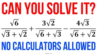 Can you solve this Radical Expression? | No Calculators Allowed!