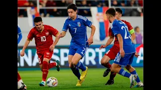 SERBIA vs ITALIA 0-2 - Highlights & Gol - Amichevole Under 21 - 24/03/2023