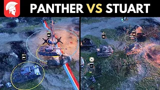 Company of Heroes 3 | PANTHER VS STUART | Wehrmacht Gameplay | 4vs4 Multiplayer | No Commentary