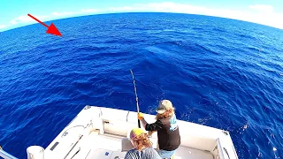 600 Pound Blue Marlin | Deep Sea Fishing in Hawaii