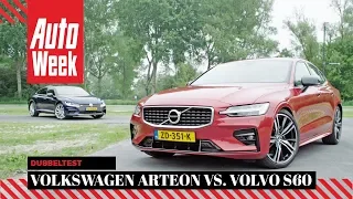 Volkswagen Arteon 2.0 TSI 4Motion vs. Volvo S60 T5 - AutoWeek dubbeltest - English subtitles