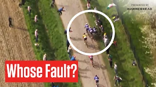 WHO'S TO BLAME In Degenkolb Paris-Roubaix 2023 Crash?