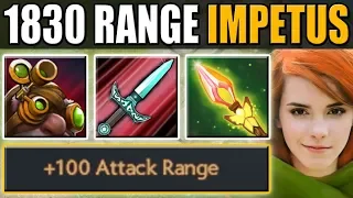 Max Damage Impetus Build [1830 Attack Range Impetus + Stifling Dagger] Dota 2 Ability Draft