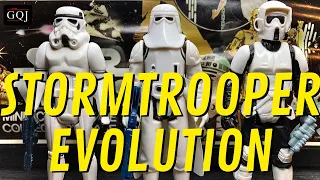 Evolution of the Kenner Star Wars 3 3/4” Stormtrooper Action Figures