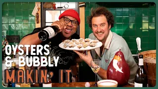 Holiday Oysters & Champagne with André Mack! | Makin' It! | Brad Leone