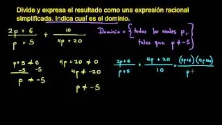 Multiplicación y división de expresiones racionales 3