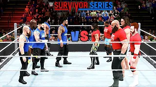Team Raw vs Team Smackdown Survivor Series 2020! WWE 2K20